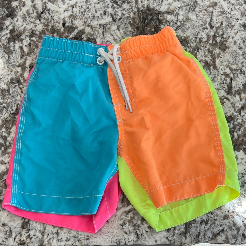GAP Kids Vibrant Blue and Orange Shorts